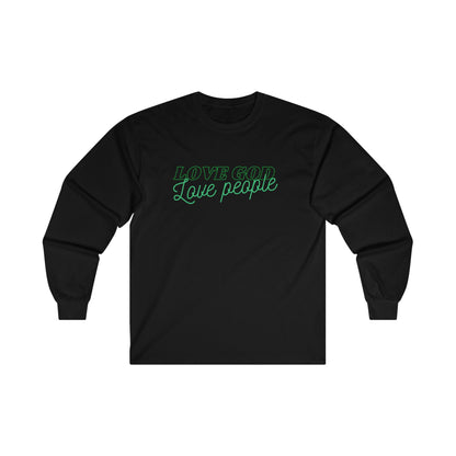 Green Love God Love People Long Sleeve