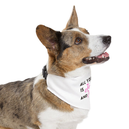 Jesus & Treats Pet Bandana Collar