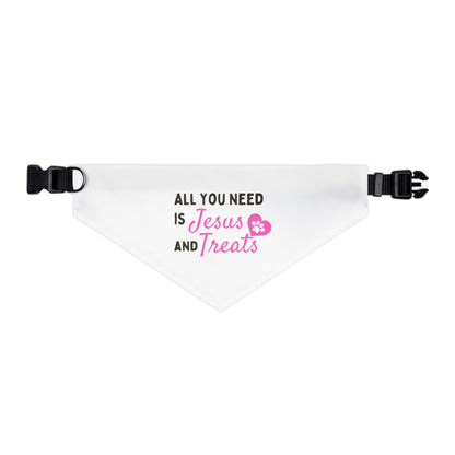 Jesus & Treats Pet Bandana Collar