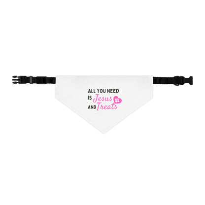 Jesus & Treats Pet Bandana Collar