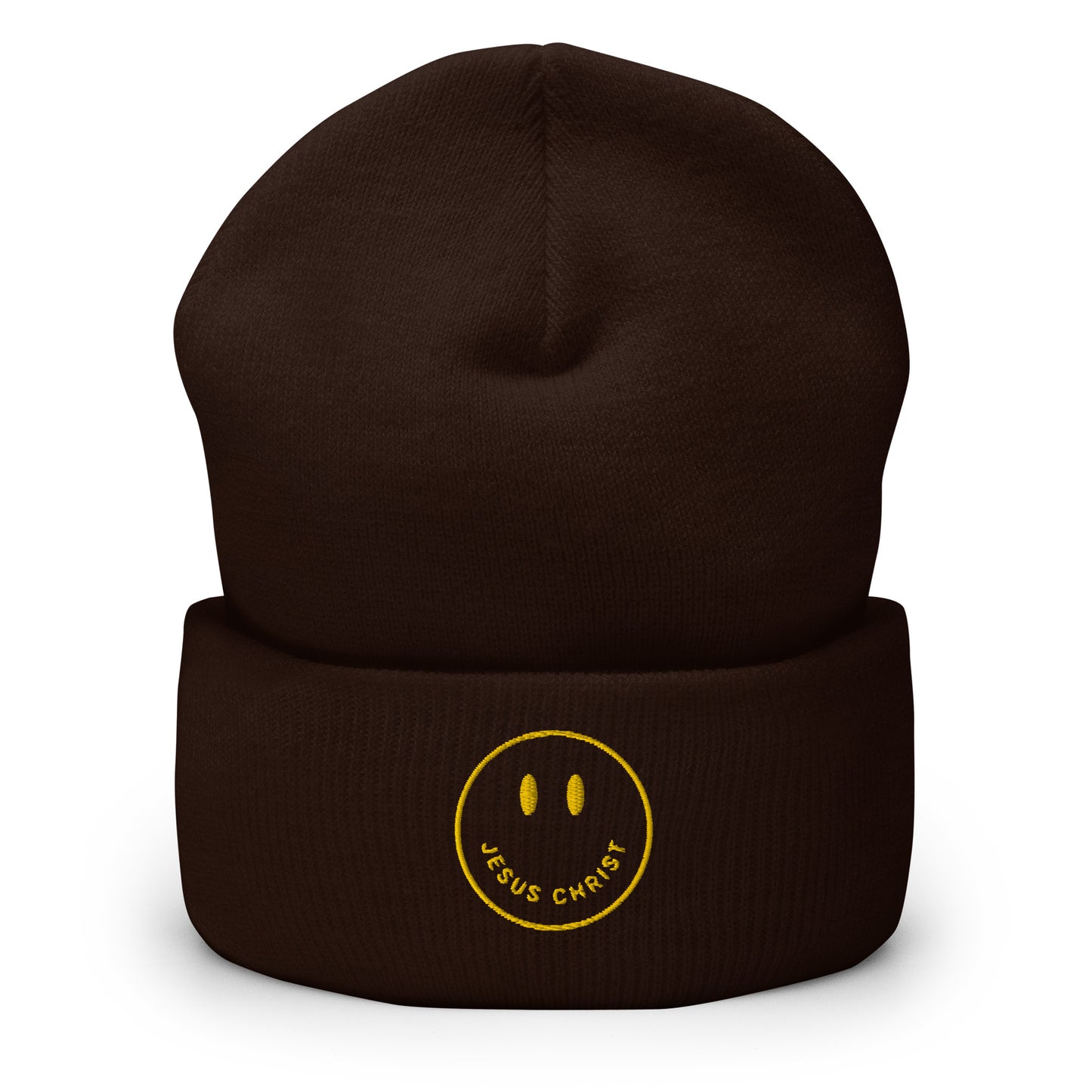 Smiley face Cuffed Beanie