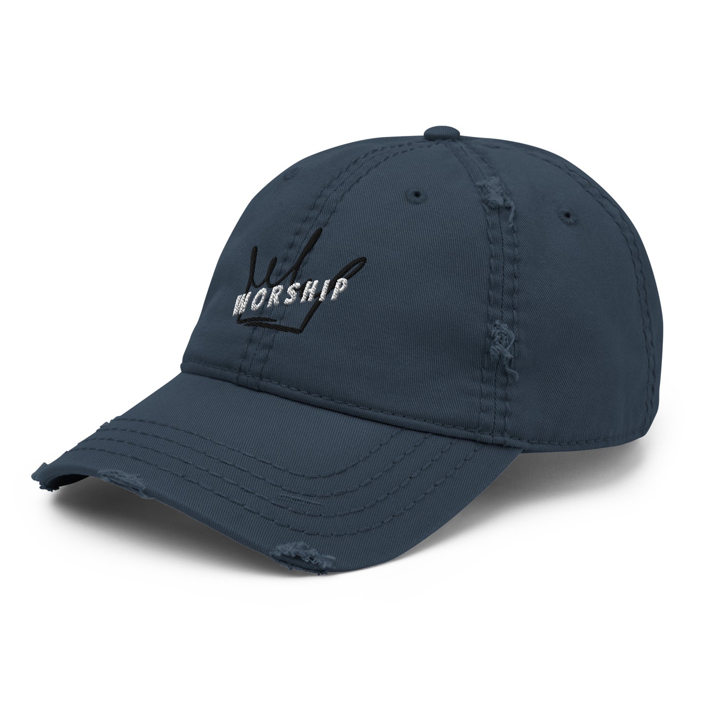 Worship Distressed Hat