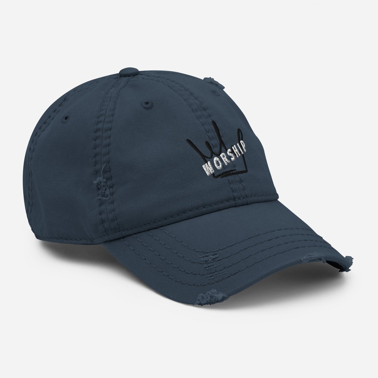 Worship Distressed Hat